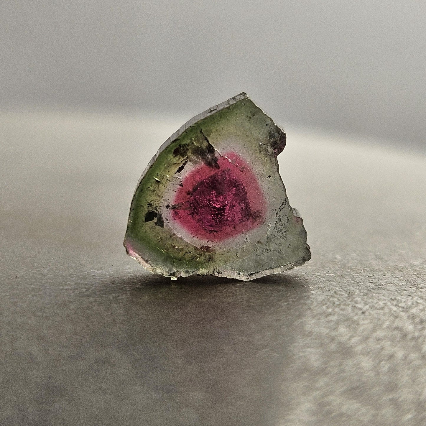 Watermelon Tourmaline Slice