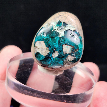 Dioptase Crystal Specimen: Congo Green Gemstone, 24.8g
