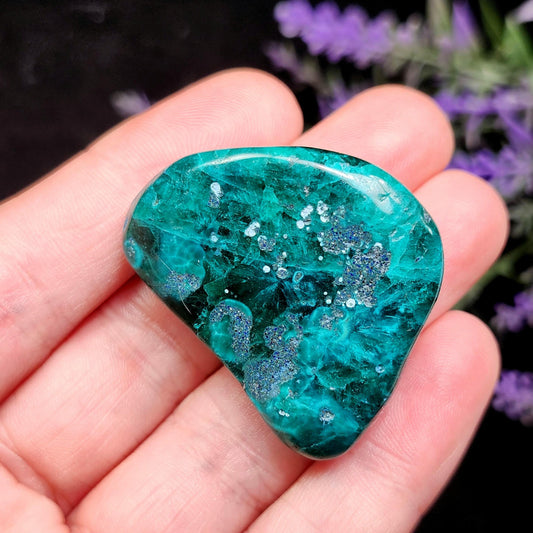 Dioptase Crystal Specimen: Congo Green Gemstone, 27.6g