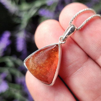 Spessartine Garnet Pendant