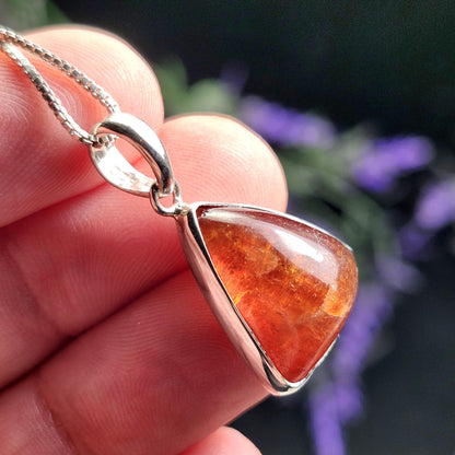 Spessartine Garnet Pendant
