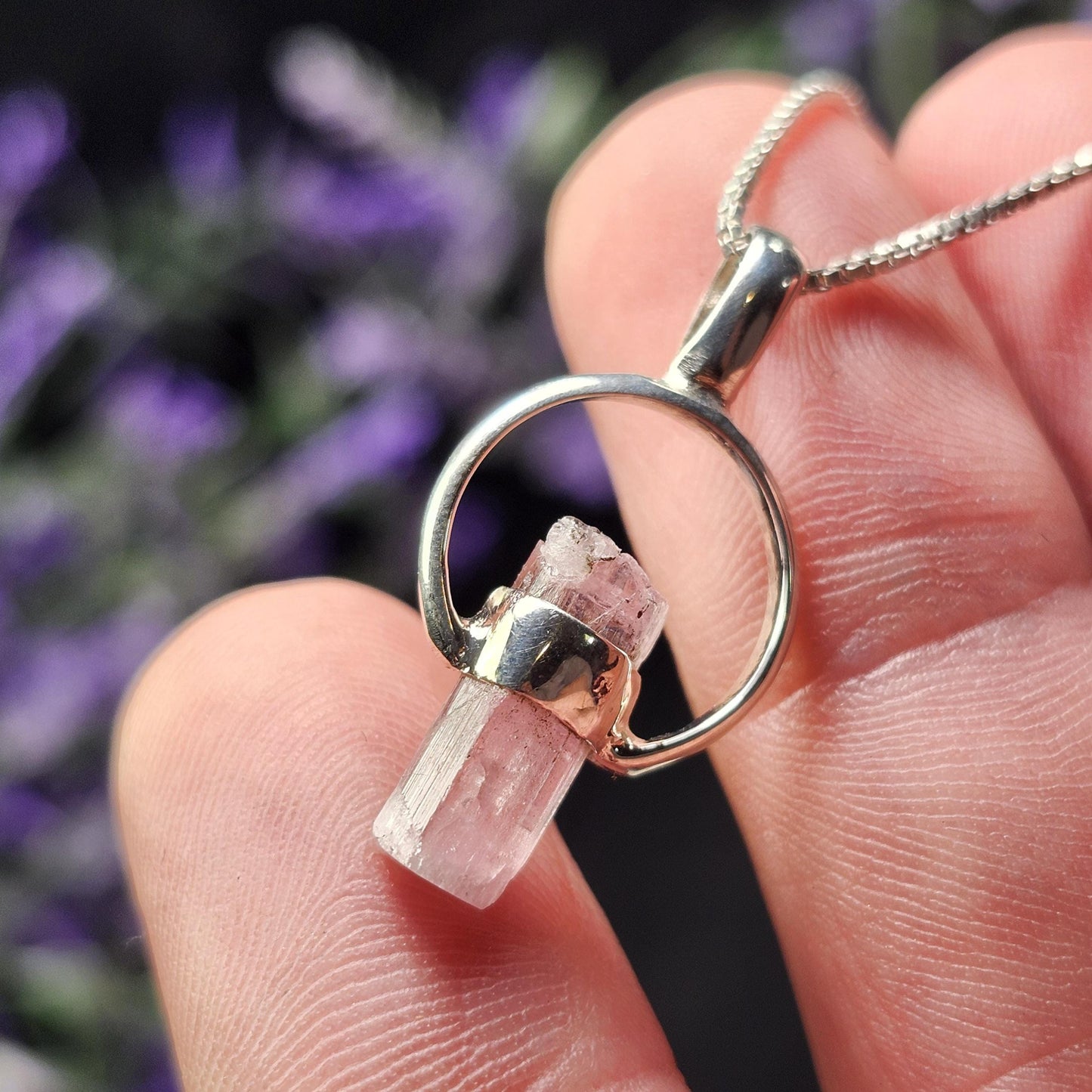 Pink Tourmaline Pendant