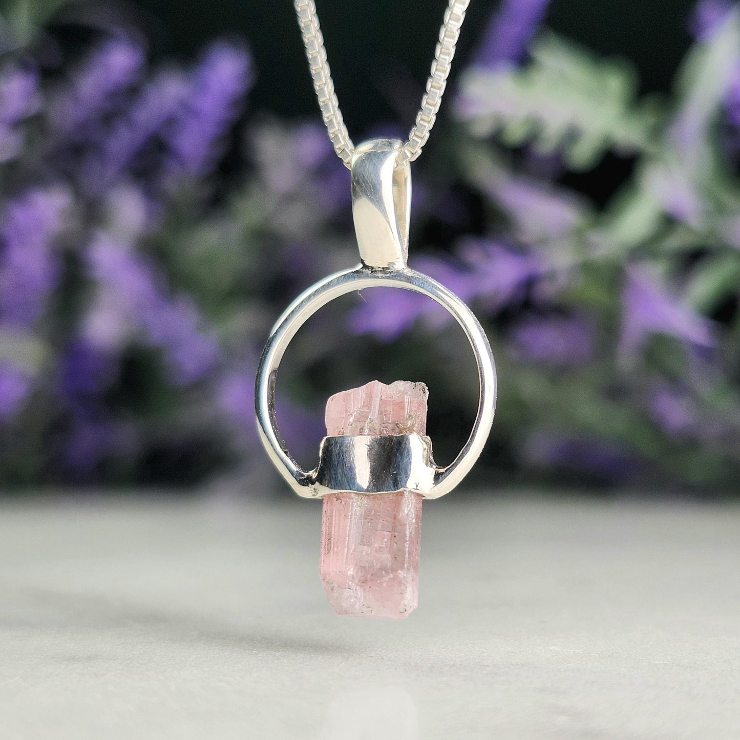 Pink Tourmaline Pendant