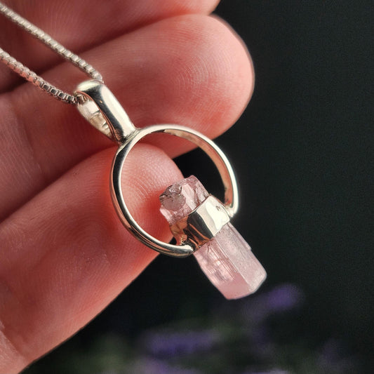 Pink Tourmaline Pendant