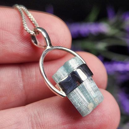 Blue Tourmaline Pendant