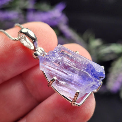 Tanzanite Crystal Pendant