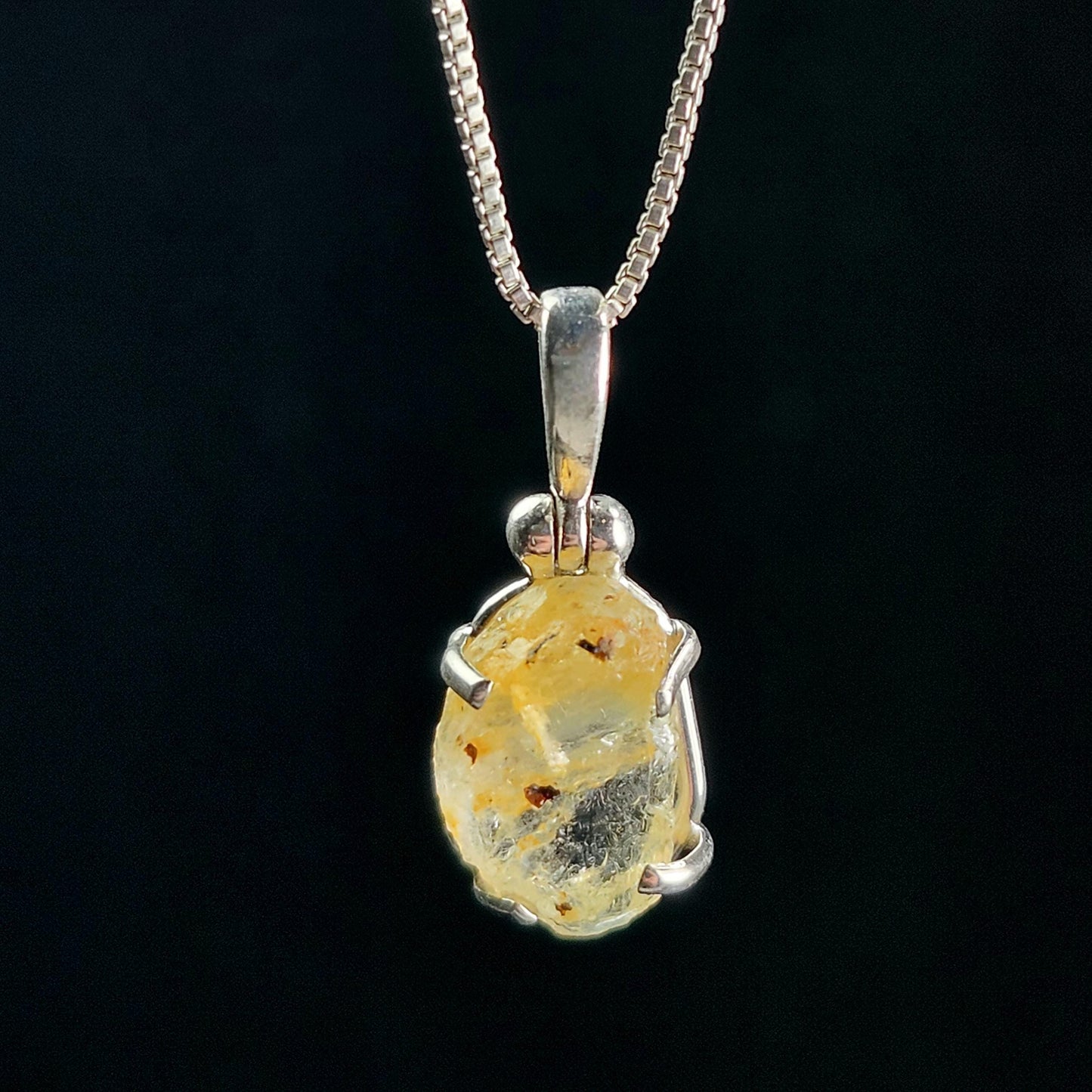 Golden Phenacite Pendant