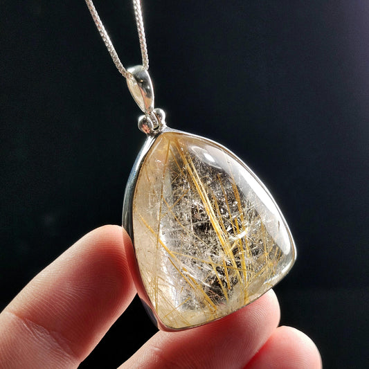 Angel Hair Rutile Quartz Pendant