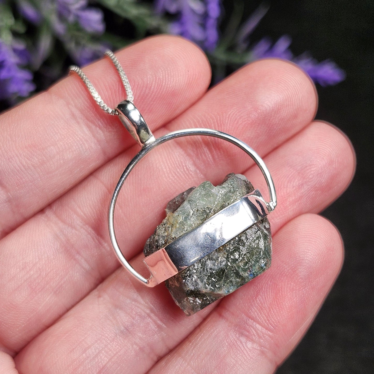 Grandidierite Pendant