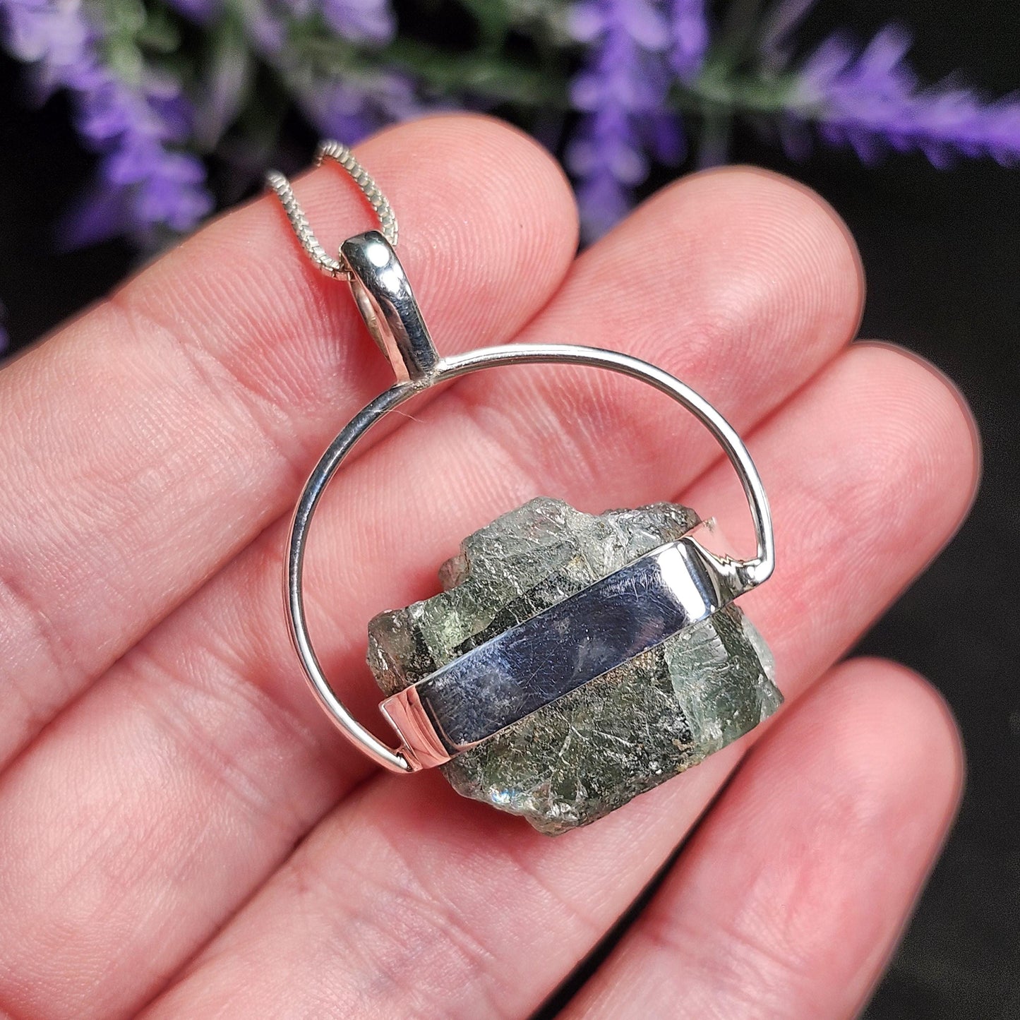 Grandidierite Pendant