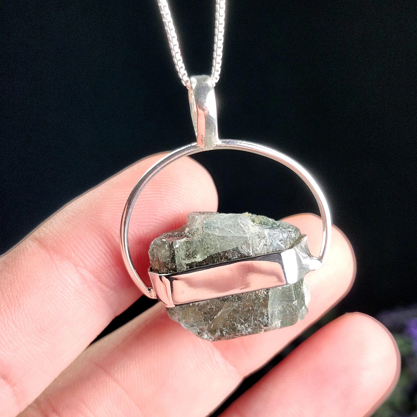 Grandidierite Pendant