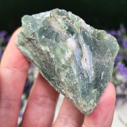 Raw Moss Agate
