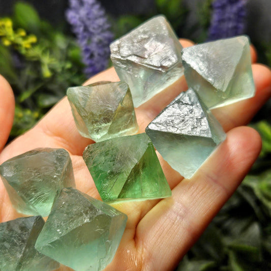 Green Fluorite Octahedron (.75-1")