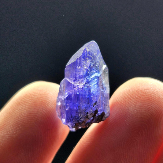Blue Tanzanite Crystal 2.6g