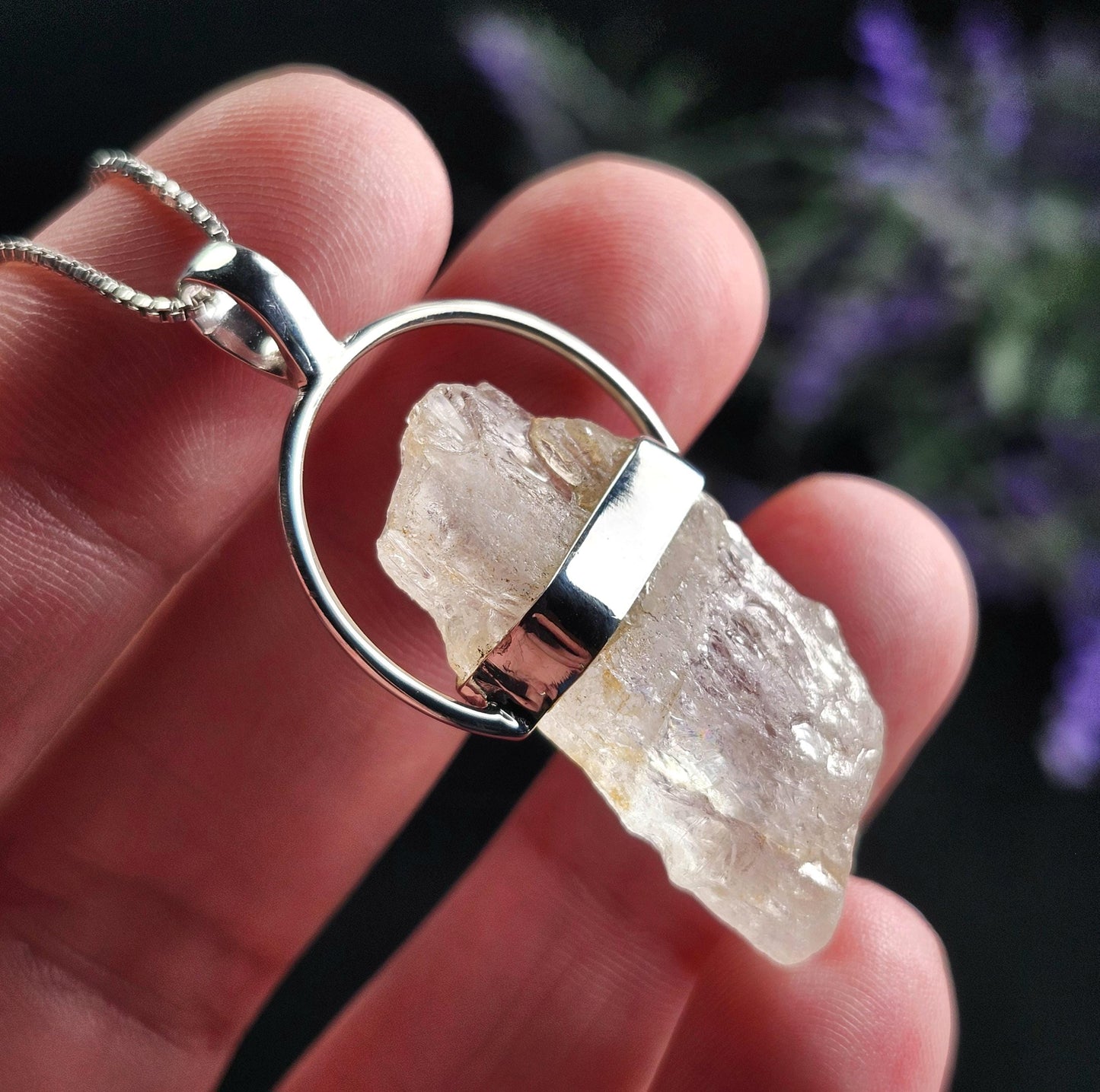 Phenacite Crystal Pendant