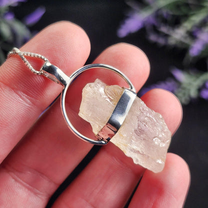 Phenacite Crystal Pendant