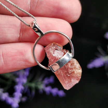 Pink Topaz Pendant