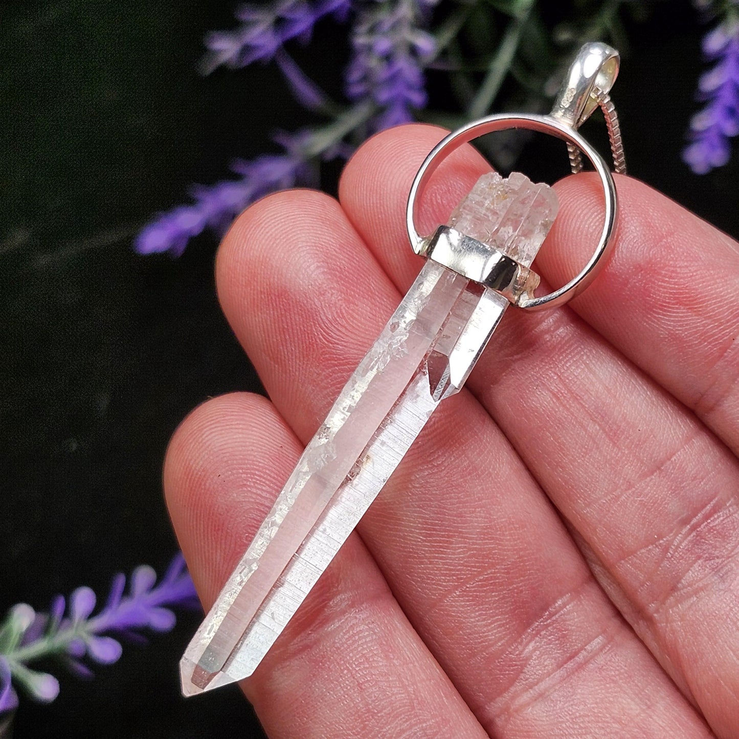 Lemurian Seed Quartz Pendant