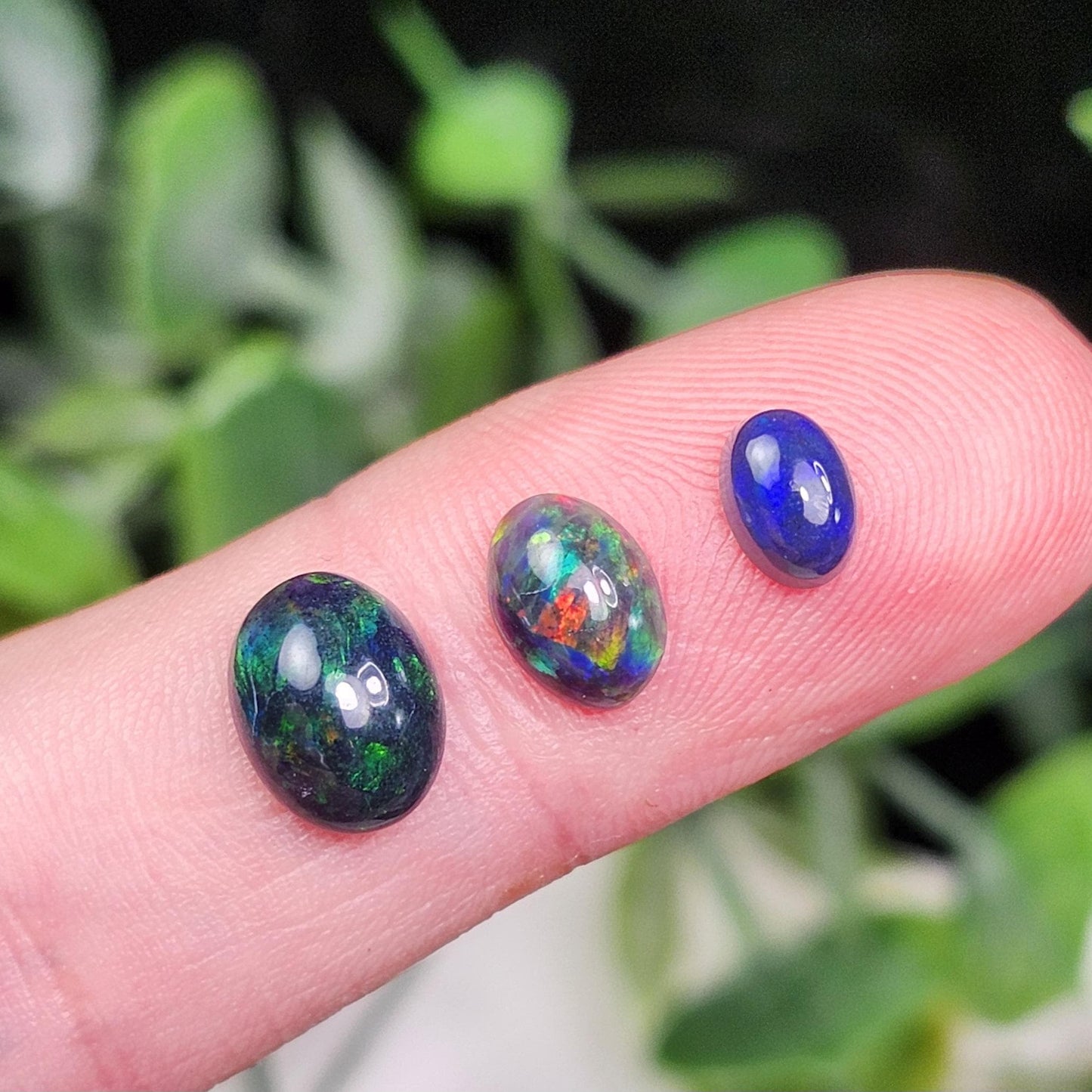 Black Opal Cabochon