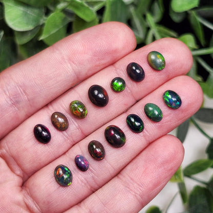 Black Opal Cabochon