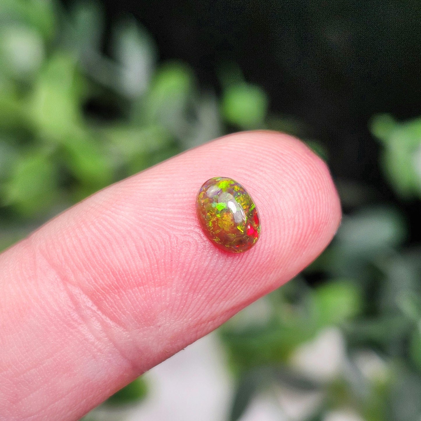 Black Opal Cabochon