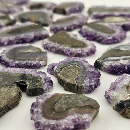 Amethyst Stalactite Crystal Slice