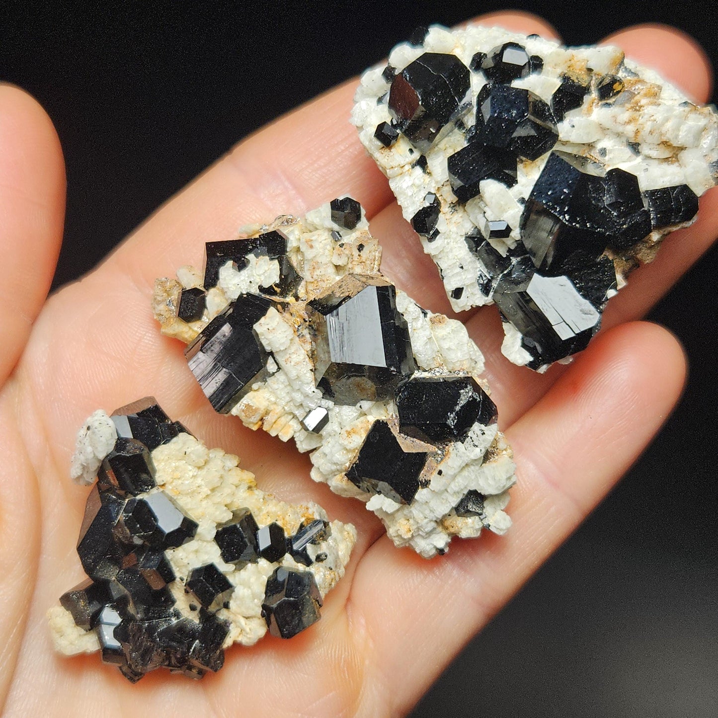 Black Tourmaline Cluster