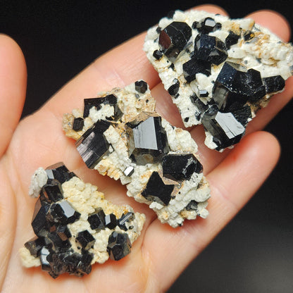 Black Tourmaline Cluster
