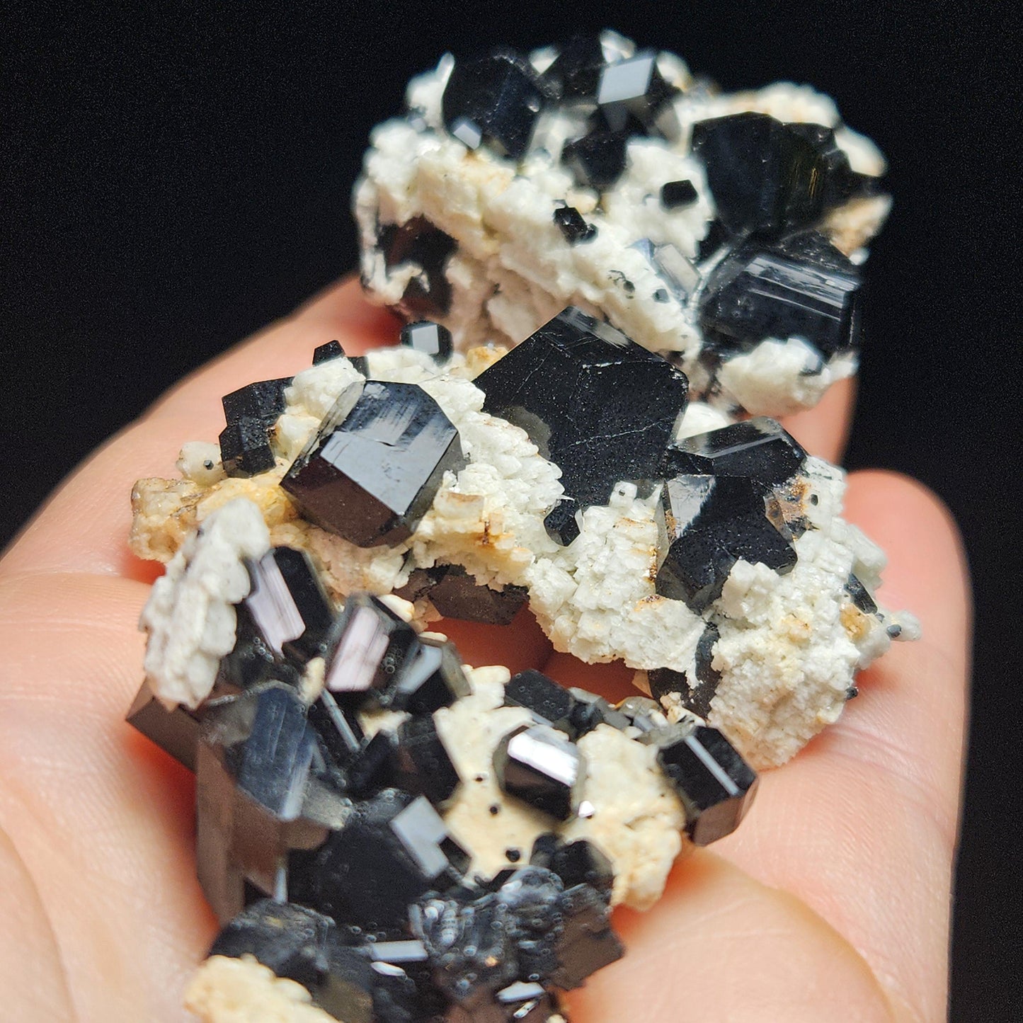 Black Tourmaline Cluster