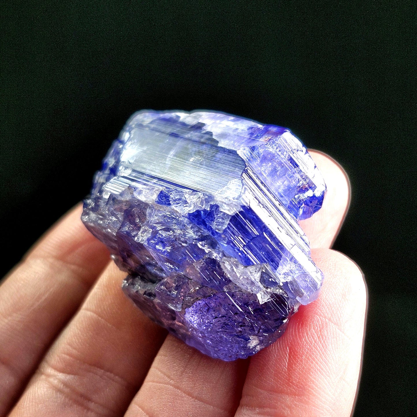 HUGE Tanzanite Crystal with Rainbows 30.46g