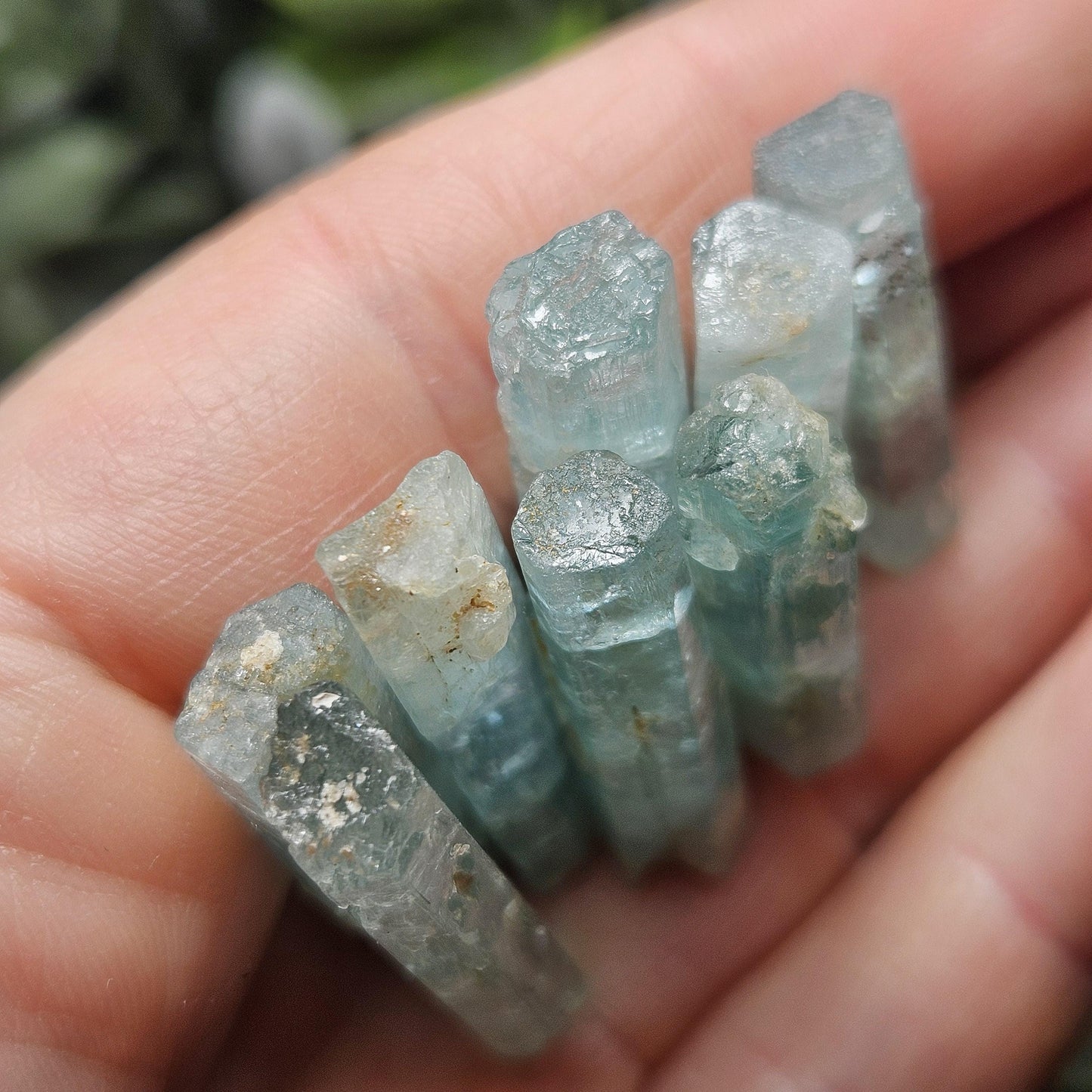 Aquamarine Crystal (1"+) Nigerian Blue Aquamarine Stone, Natural Crystal, Raw Aquamarine Wand