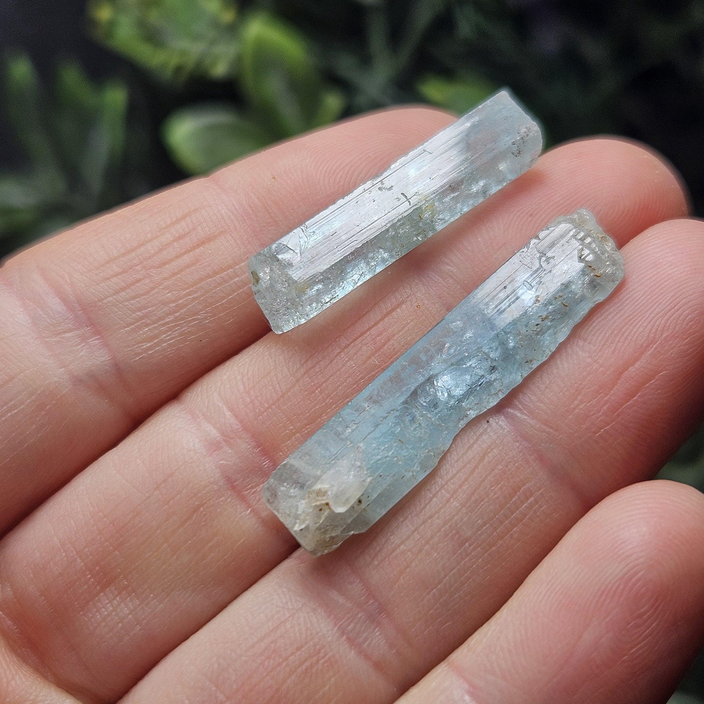 Aquamarine Crystal (1"+) Nigerian Blue Aquamarine Stone, Natural Crystal, Raw Aquamarine Wand