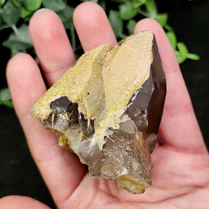 Hyalite Opal & Smoky Quartz