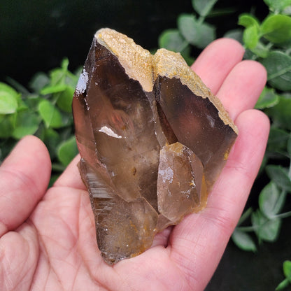 Hyalite Opal & Smoky Quartz