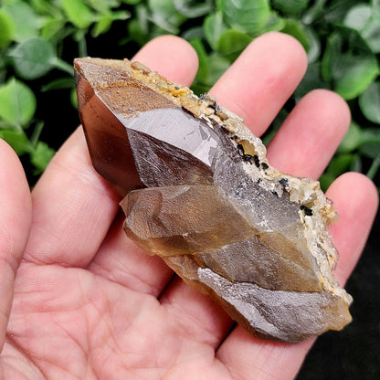 Hyalite Opal Smoky Quartz 69g