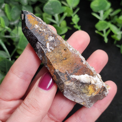 Hyalite Opal & Smoky Quartz 72g