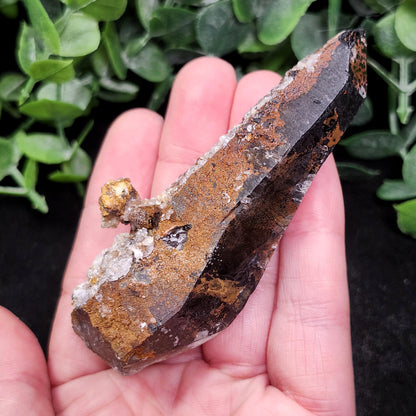 Hyalite Opal & Smoky Quartz 72g