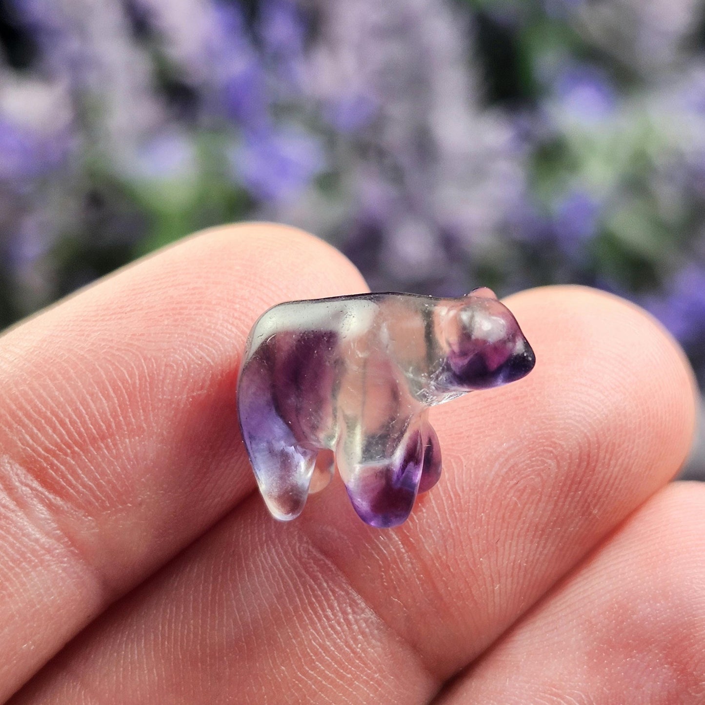 Rainbow Fluorite Bear