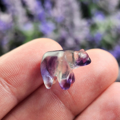 Rainbow Fluorite Bear