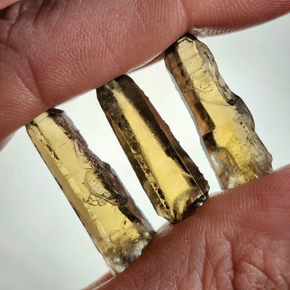 Smoky Citrine Crystal, Natural Raw Congo Citrine Point
