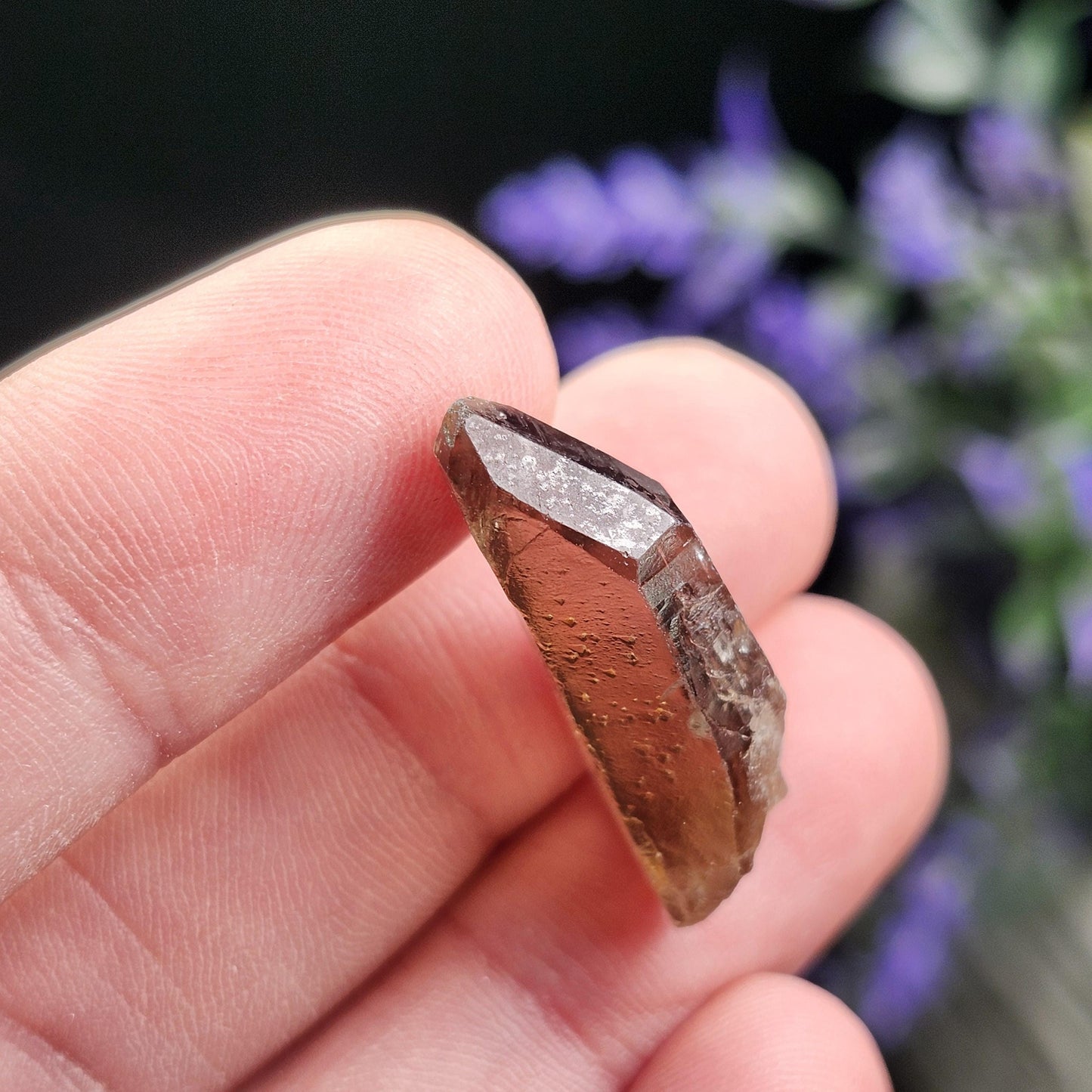 Smoky Citrine Crystal, Natural Raw Congo Citrine Point