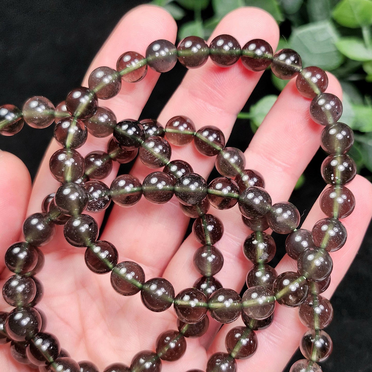 Black Tektite Bracelet