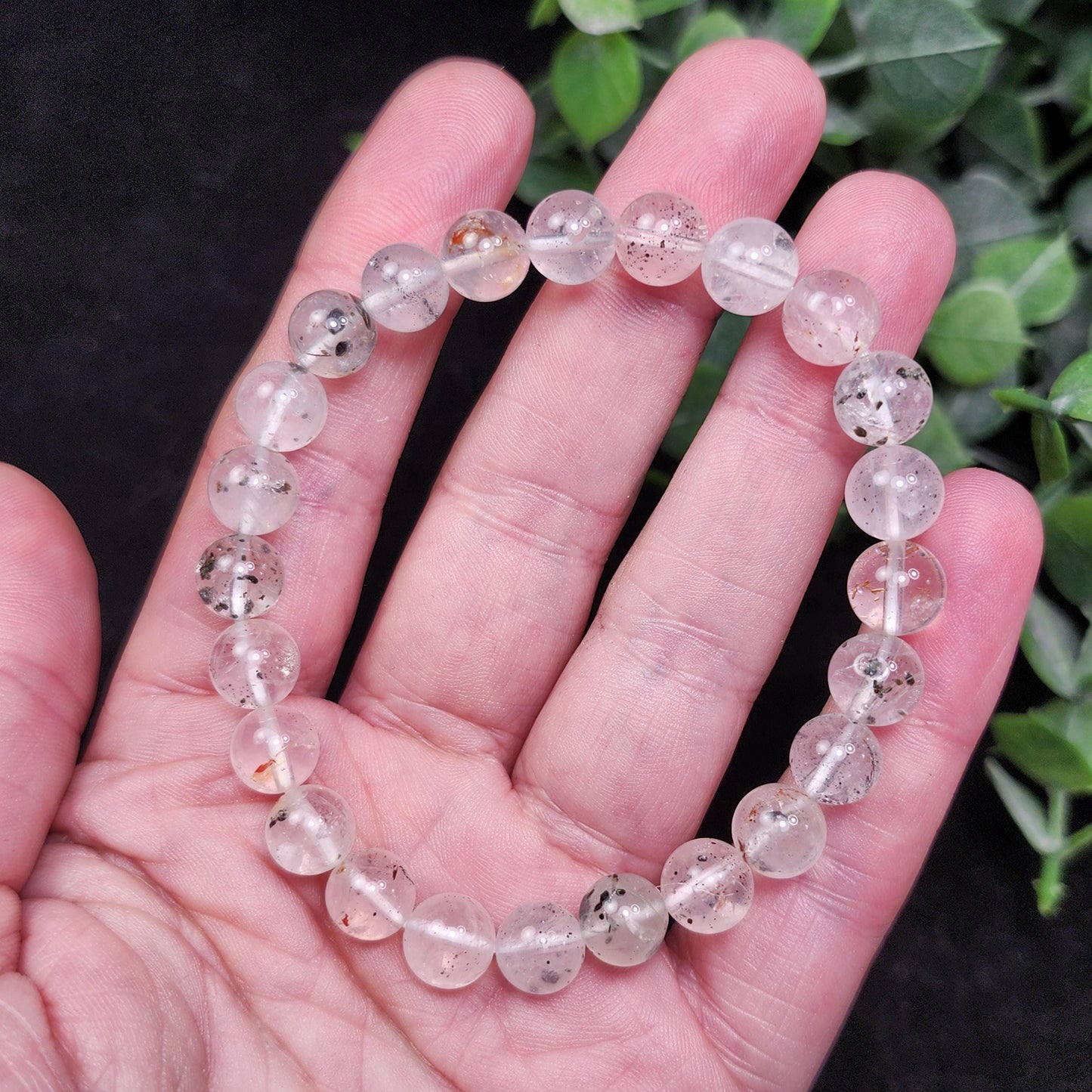 Lodolite Quartz Bracelet