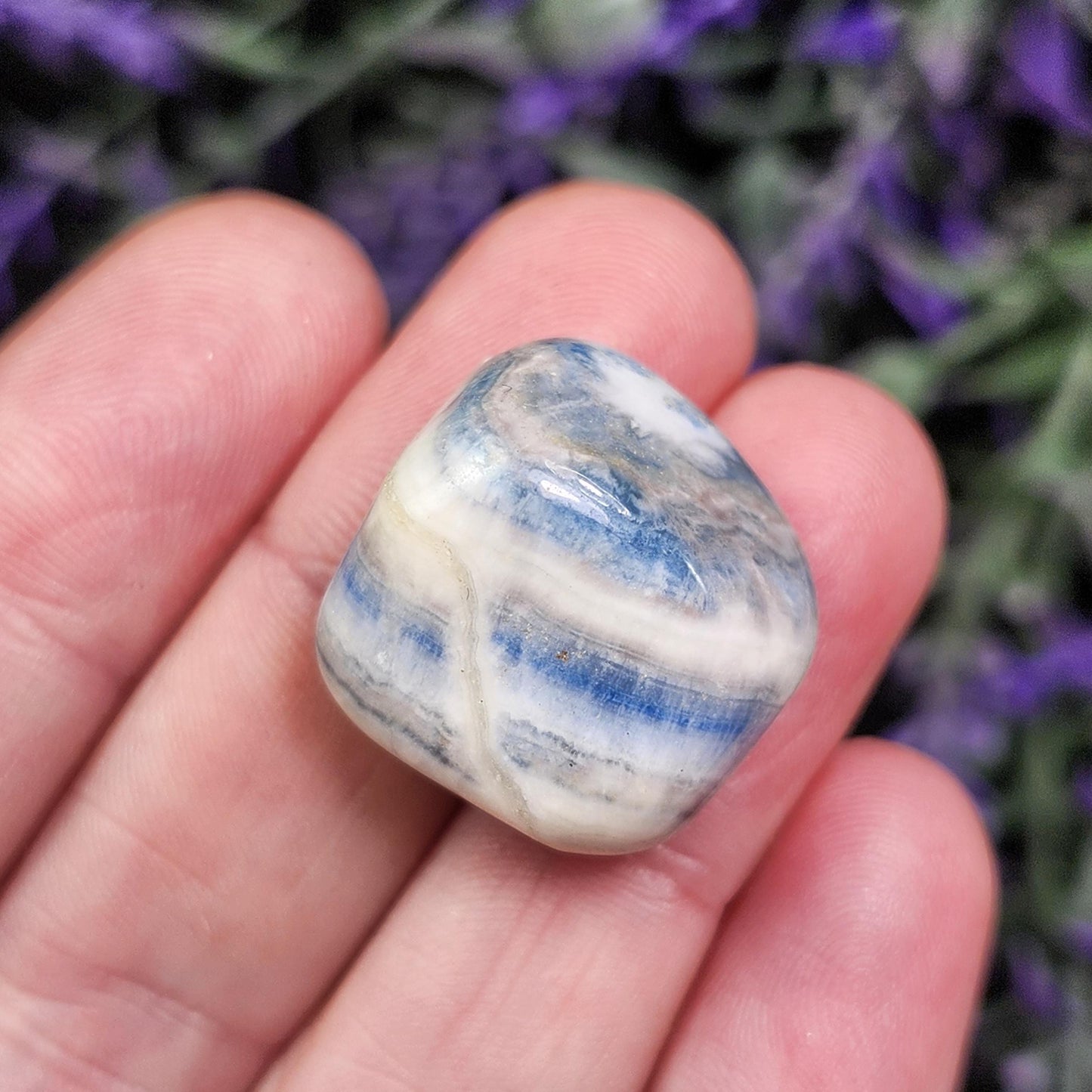 Blue Scheelite Crystal