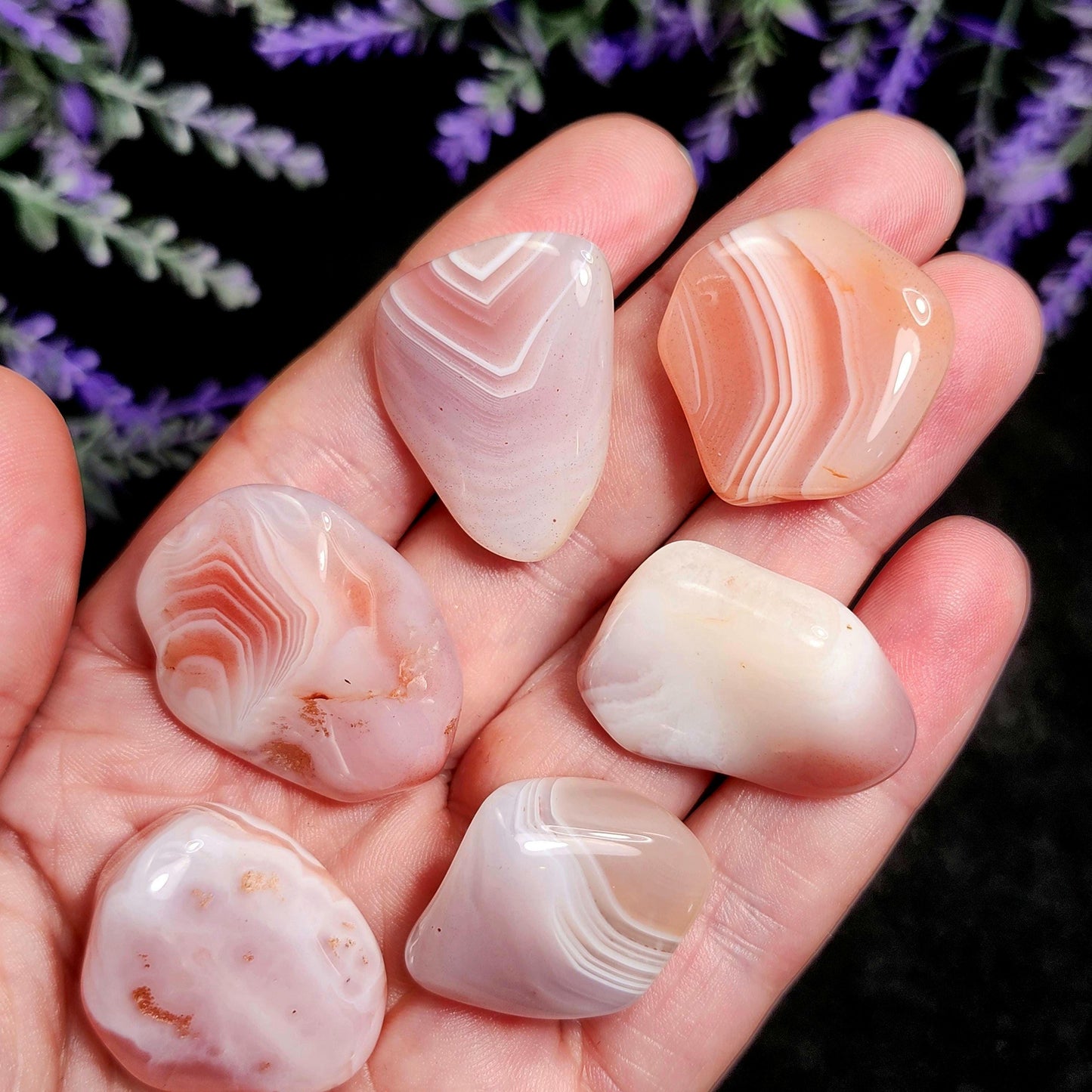 Apricot Botswana Agate Crystal