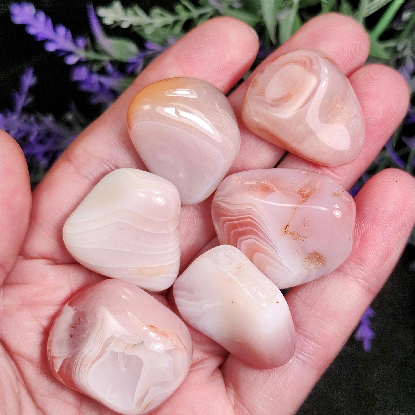 Apricot Botswana Agate Crystal