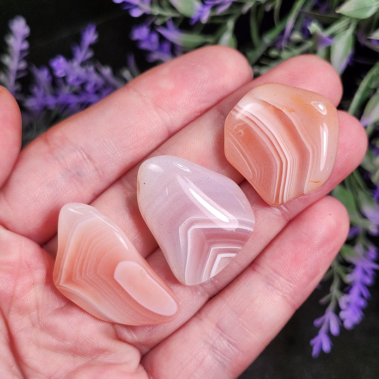 Apricot Botswana Agate Crystal