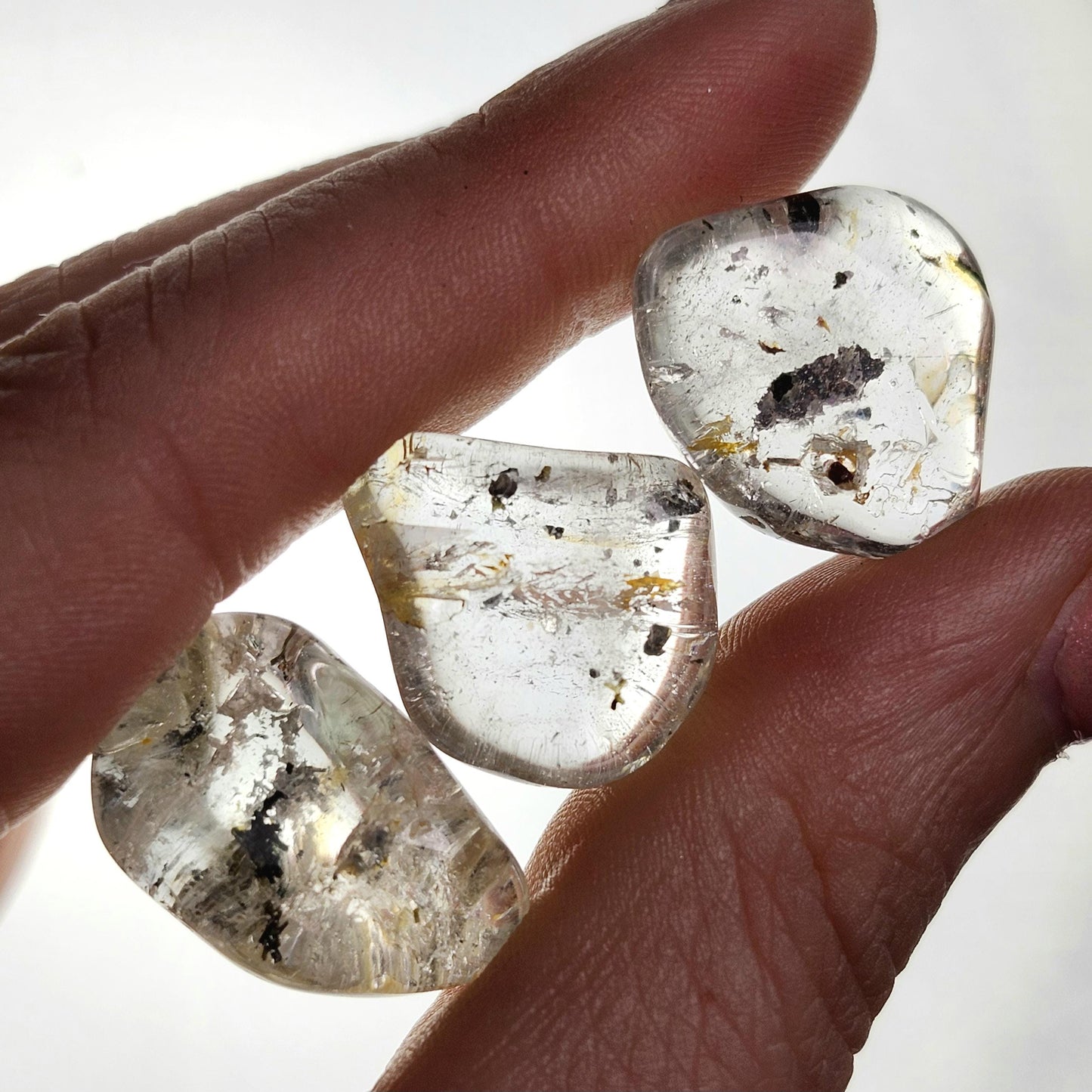 Topaz & Black Hematite Crystal