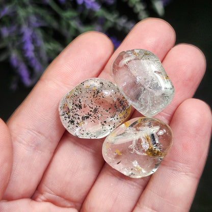 Topaz & Black Hematite Crystal