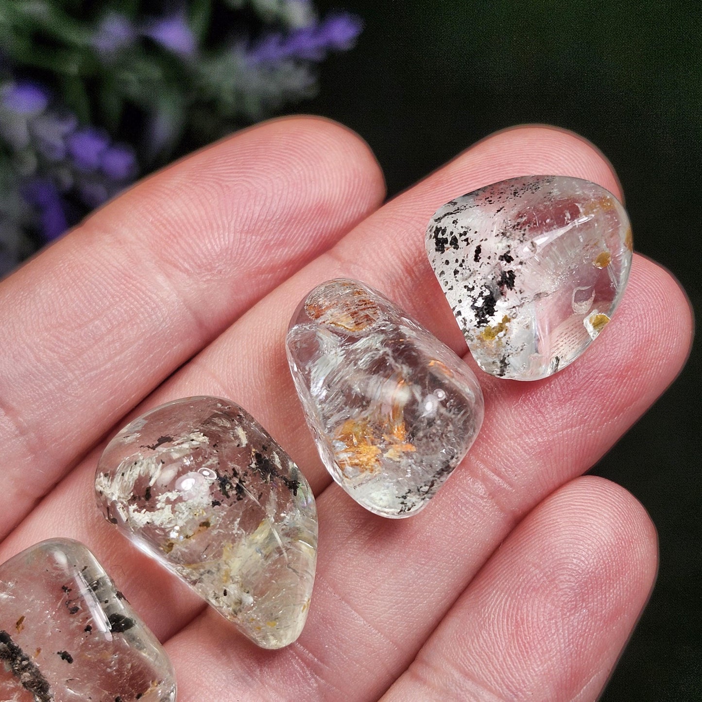 Topaz & Black Hematite Crystal